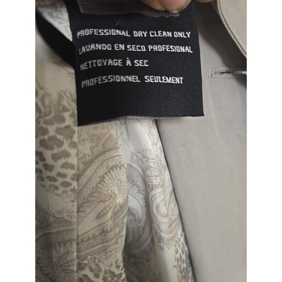 Guess Dark Gray Women's Polyester Wool Blend Coat Sz Medium RN 54163 W/belt - Picture 8 of 10